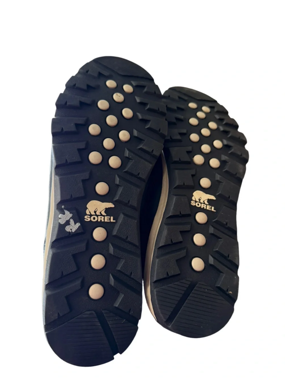 SOREL Whitney Short Lace Snow Boots Brown / Black Size 10 Women's